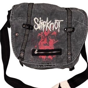 vtg slipknot messenger bag